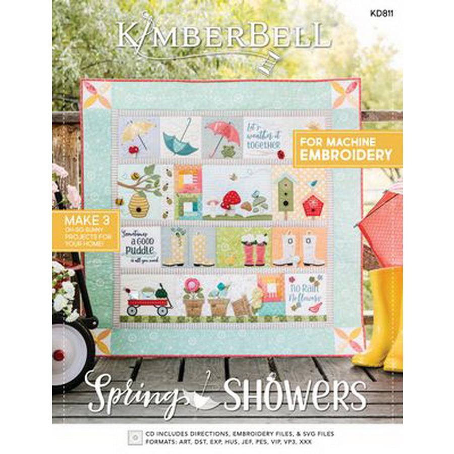 Kimberbell Spring Showers Machine Embroidery - Sewingmachinesplus.com