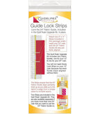 Guide Lock Strips by Guidelines 4 Quilting; includes two 5x1/2 inch strips for aligning the 24-inch fabric guide