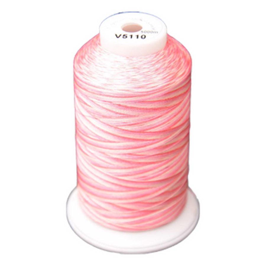 Exquisite Medley Variegated Thread - 110 Cotton Candy 5000M Spool - Sewingmachinesplus.com