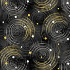 Black White and Citrus Fabric Kit - Sewingmachinesplus.com