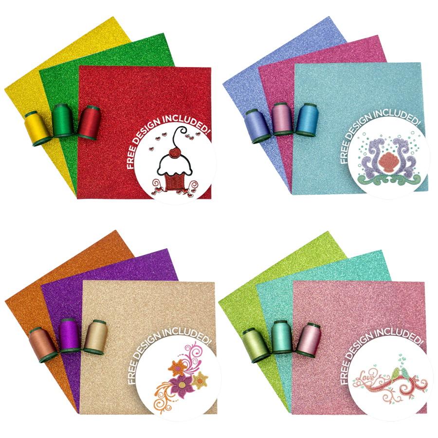DIME Shimmer and Shine Vinyl Applique Kit - Multiple Colors Options Available - Sewingmachinesplus.com
