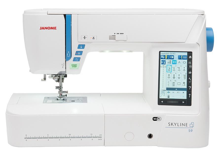 Janome SKYLINE S9 Sewing and Embroidery Machine (OPEN BOX MODEL) - Sewingmachinesplus.com