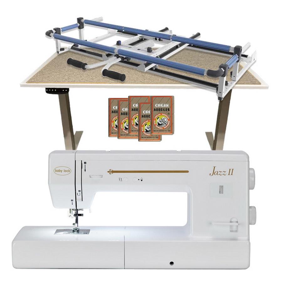 SMP Live Baby Lock Jazz II, Stay Perfect Table and Cutie Frame Bundle - Sewingmachinesplus.com