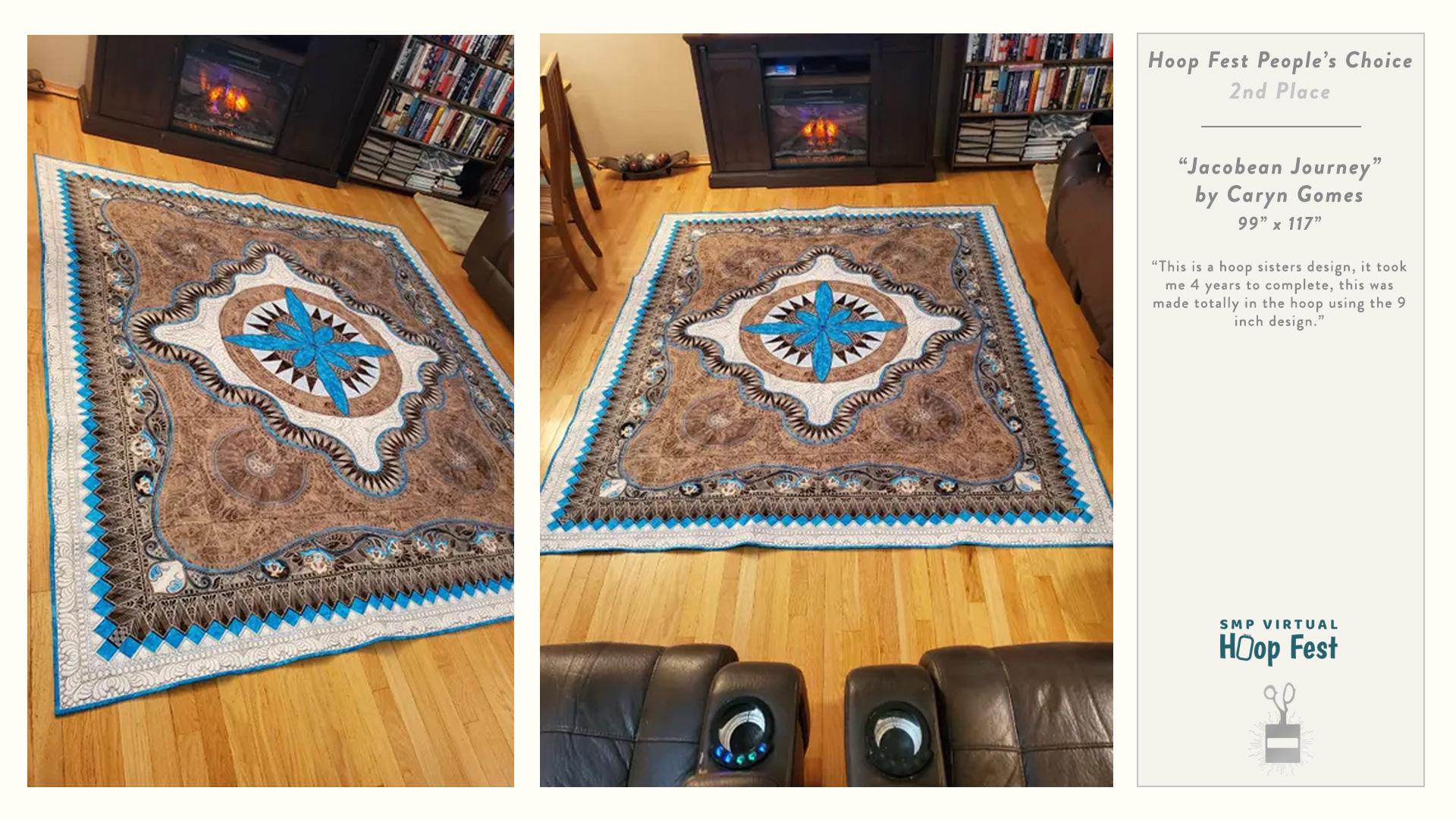Jacobean Journey design by  Caryn Gomes
