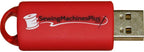 Embroidery USB Stick 4GB Red