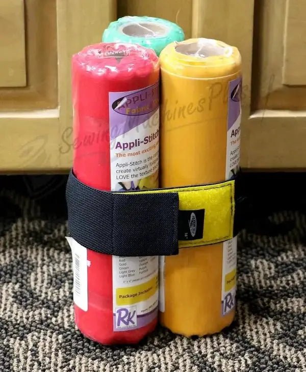 Strap EZ 2-inch wide tie-down straps, 18 inches long; set of 3 in red, green, and yellow.