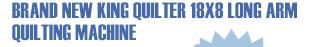 Banner For Brand New King Quilter