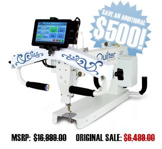Promotional Banner for King Quilter Sewing Machine