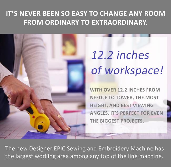 With over 12.2 inches from needle to tower, the most height, and the best viewing angles, it's perfect for even the biggest projects.