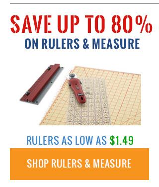 Promotional banner for rulers and measuring tools