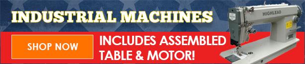 Advertisement for Industrial Machines with offer details