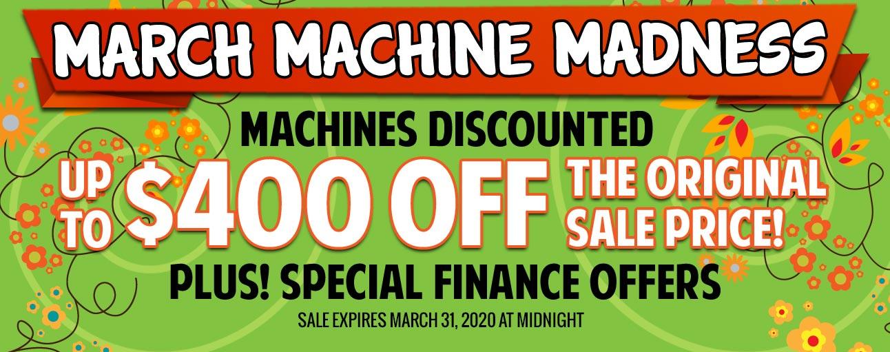 Banner for 2019 Machine Madness