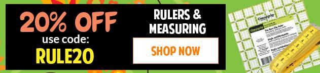 Banner for Rulers & Measuring Tools with offer details