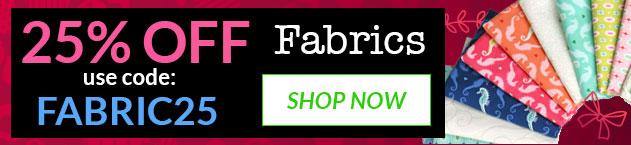 Fabrics Banner with offer details