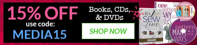 Books, CDs & DVDs banner with offer details