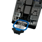 Sleeve/Cap Board Pro Combo Bracket Set Add-On by Tex Inc; blue hooping aid for embroidery