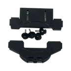 Tex Inc Sleeve/Cap Board Pro Combo Bracket Set Add-On, black plastic hooping aid with metal screws