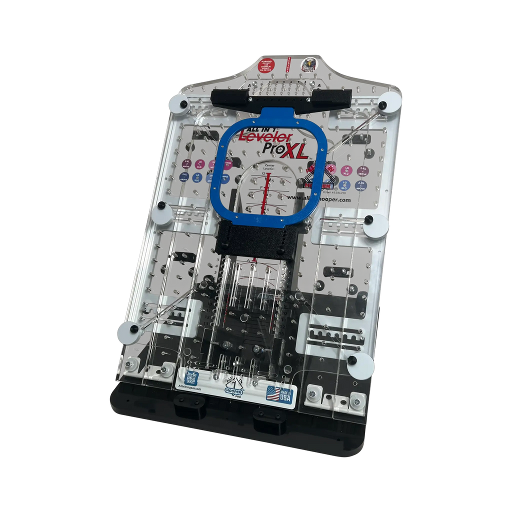 Leveler Pro XL combo bracket set for mighty large hoops Add-On; embroidery hooping station accessory by Tex Inc