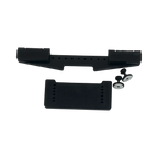 Leveler Pro XL Combo Bracket Set Add-On for Mighty Large Hoops; black metal hooping station bracket
