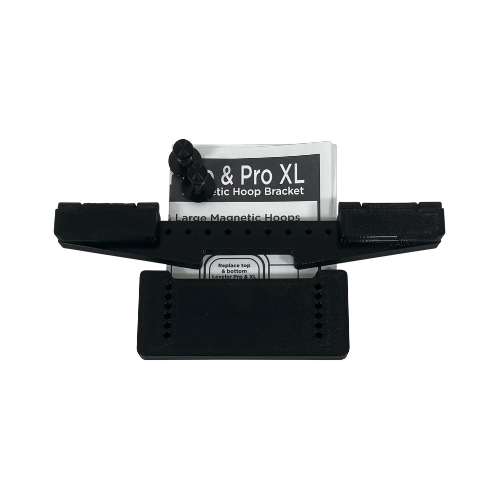 Leveler Pro XL combo bracket set for Mighty Large Hoops, black hooping station accessory