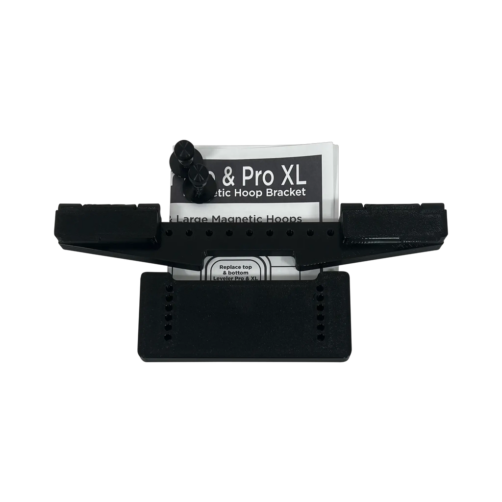 Leveler Pro XL combo bracket set for Mighty Large Hoops, black hooping station accessory
