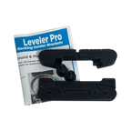 Leveler Pro Combo Bracket Set for Mighty & Round Hoops; black plastic hooping brackets.