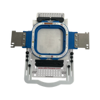 Leveler Pro Combo Bracket Set for Mighty & Round Hoops by Tex Inc, blue hooping aid accessory.