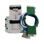 Leveler Pro Combo Bracket Set for Mighty & Round Hoops, Tex Inc; white unit with black lever