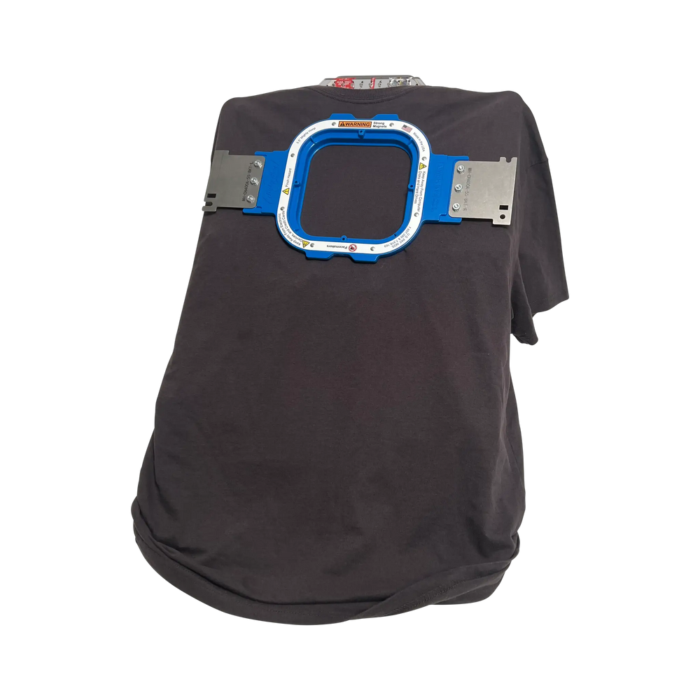 Leveler Pro XL Combo Bracket Set for Mighty Large Hoops Add-On by Tex Inc, blue metal embroidery hoop brackets