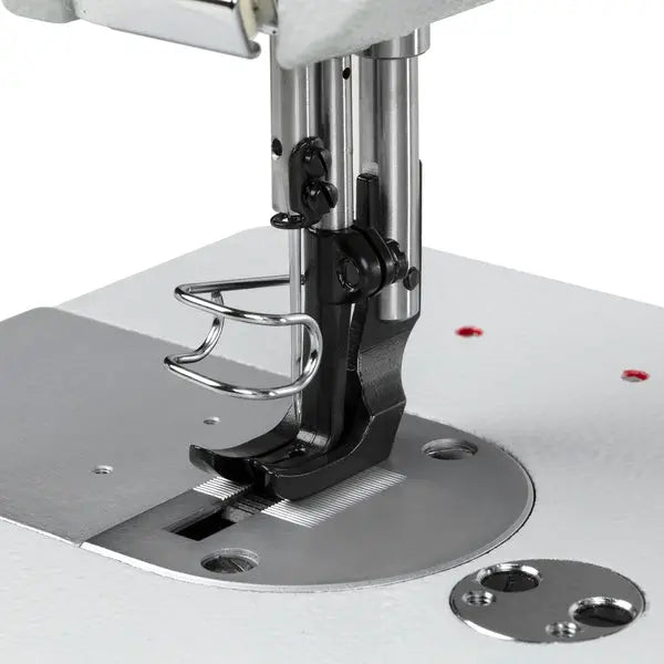 Consew 206RB-5 walking foot upholstery sewing machine with table and 110V servo motor