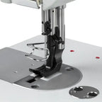 Consew 206RB-5 walking foot upholstery sewing machine with table and 110V servo motor