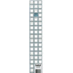 Grace TrueCut Original 3 in x 18 in ruler, white plastic with grid markings by Grace Company