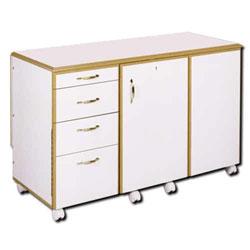 Horn Deluxe Combo - Air Sewing Center 2178 WHITE/OAK TRIM - Sewingmachinesplus.com