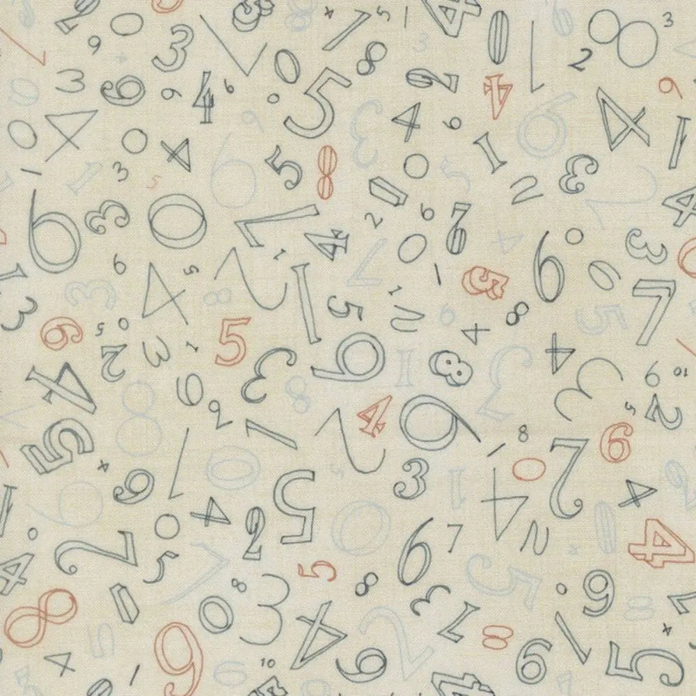 Data Numerals Lovelace quilting fabric by Janet Clare for Moda Fabrics, SKU 24671 12