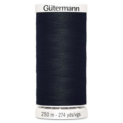 Gutermann Sew All 50wt 250m 5ct BLACK - Sewingmachinesplus.com
