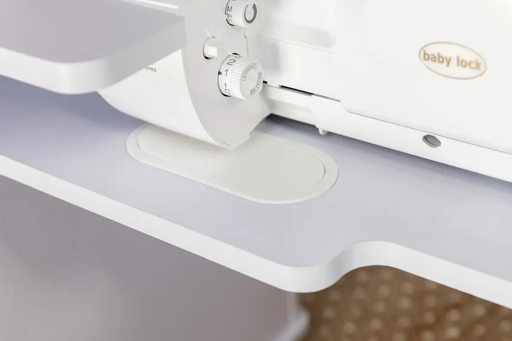 Koala Serger Studio extension table in white for sewing machines