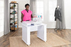 Koala Serger Studio white sewing machine extension table with serger on top