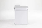Koala Serger Studio serger extension table, white, on wheels