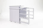 New Koala Serger Studio sewing machine extension table with built-in spool rack, white