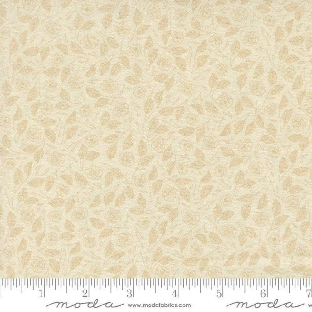Petalush Tapestry Lush Tan floral quilting fabric by Kiley’s Quilt Room for Moda Fabrics