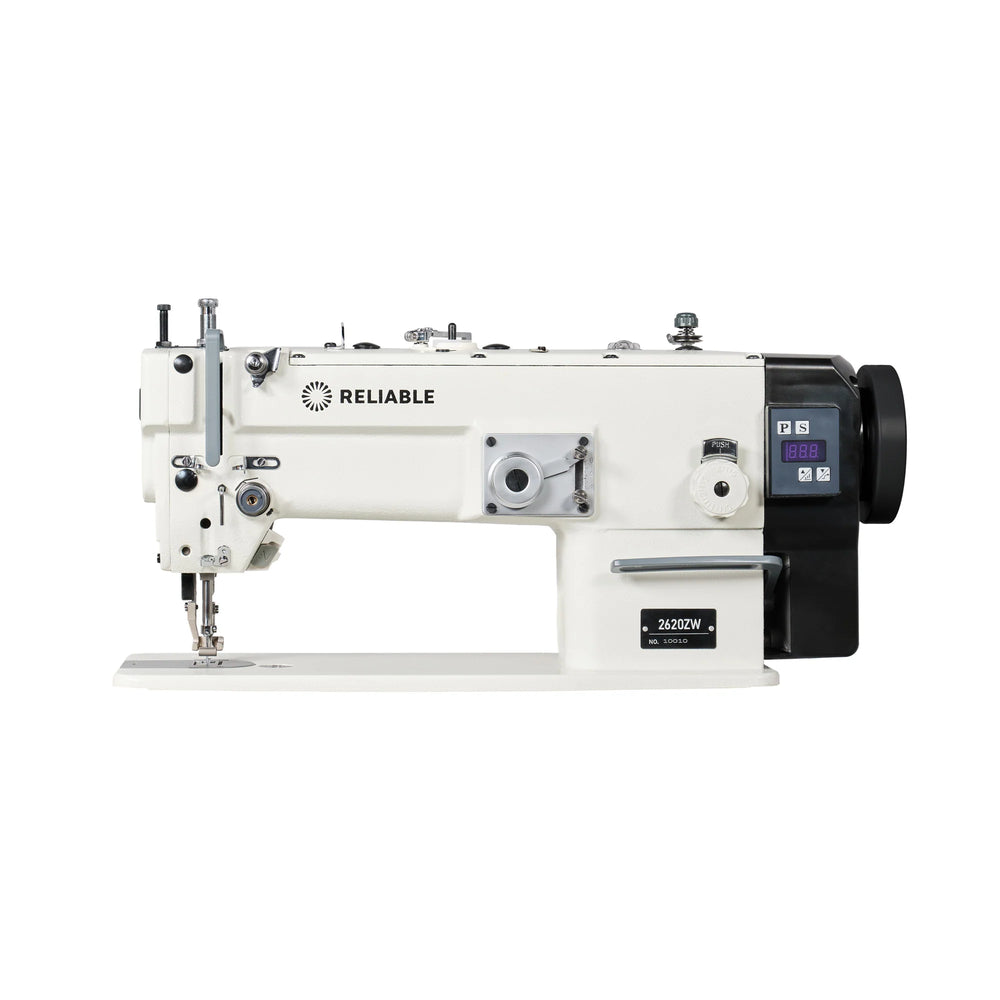 Reliable 2620ZW Walking Foot Zig Zag Sewing Machine w/ Assembled Table, 110V Servo Motor & Light