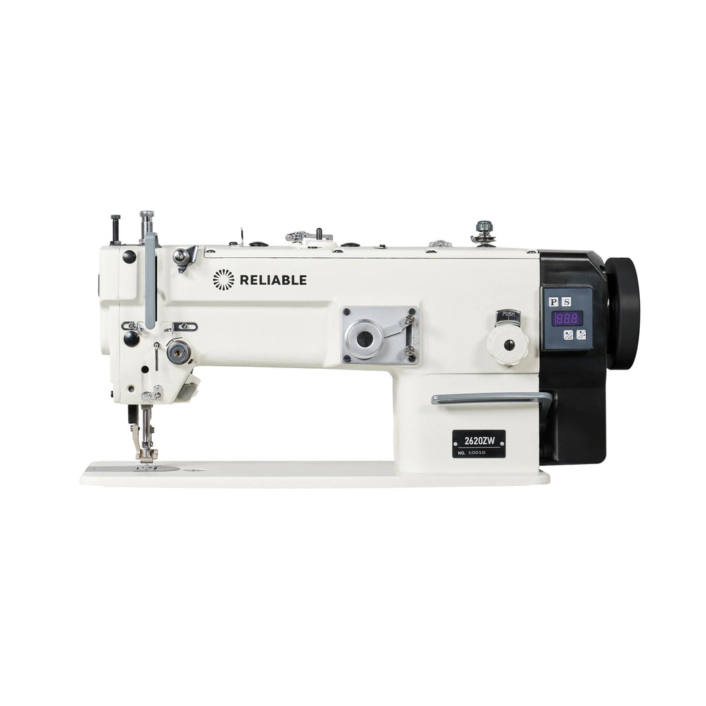 Reliable 2620ZW Walking Foot Zig Zag Sewing Machine w/ Assembled Table, 110V Servo Motor & Light