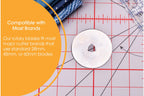 Grace TrueCut 45mm replacement rotary blade, single; Grace Company brand, silver metal