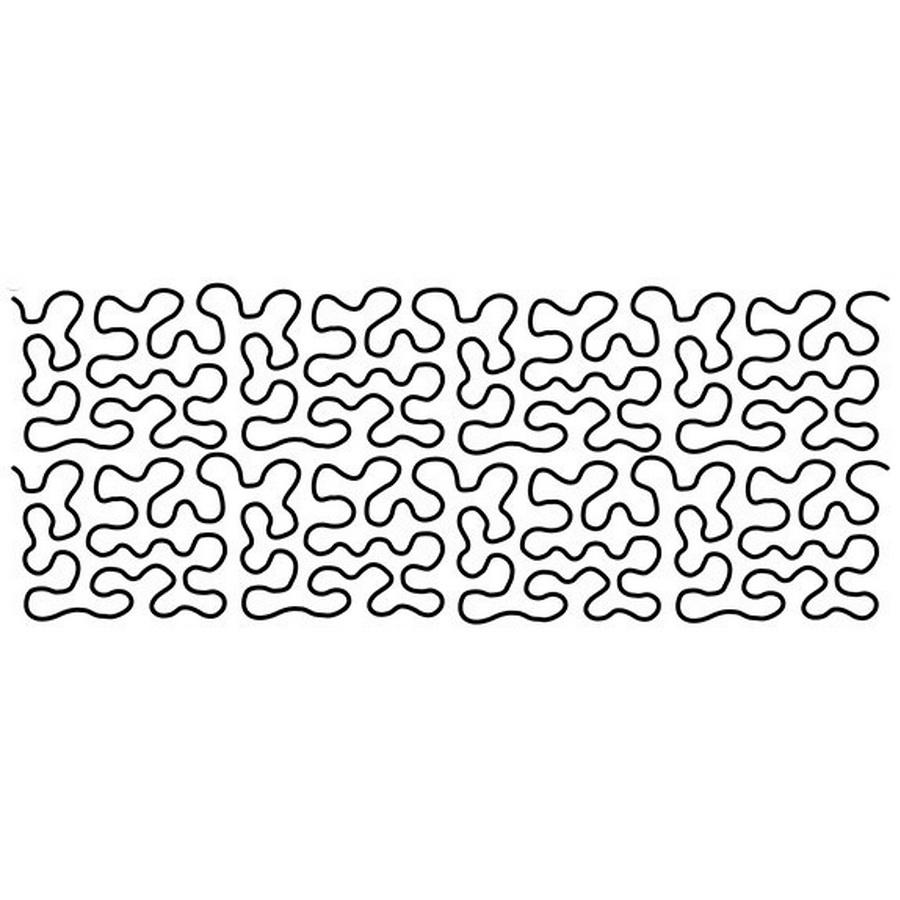 Groovy Board - 10in. Simply Stipple Quilting Template - Sewingmachinesplus.com