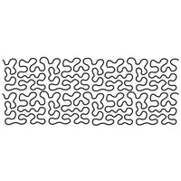 Groovy Board - 10in. Simply Stipple Quilting Template