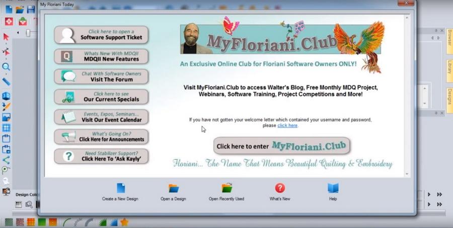 My Decorative Quilter II Software (DS-MDQH)