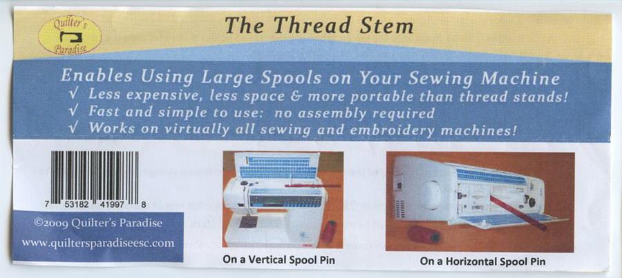 Quilters Paradise The Thread Stem Tool (SOLD IN PACKAGES OF 3 ONLY)