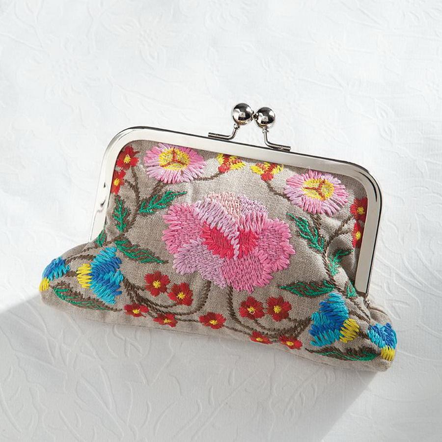 Dime Vintage Purse Embroidery Design Collection (Optional thread and needle bundle)