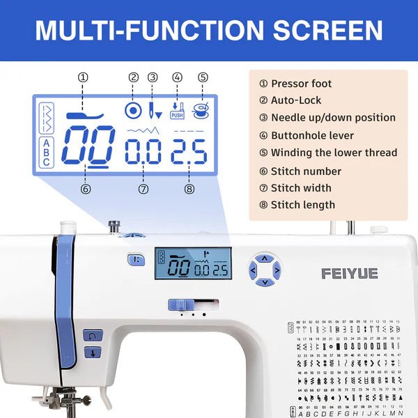 FY - 600 Computerized Sewing Machine - Sewingmachinesplus.com