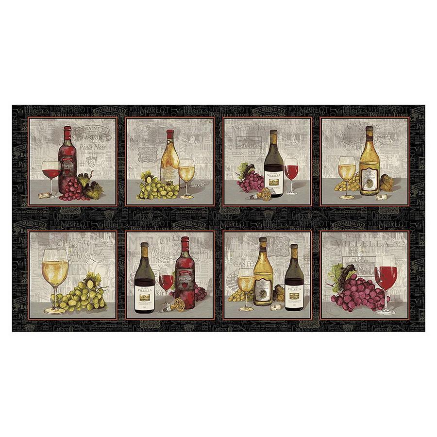Wine Night Table Set Fabric Quilt Kit (Placemat and Table Runner) - Sewingmachinesplus.com